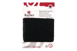 Rayher Baumwollkordel Gewachst | 20 m | ⌀ 1 mm
