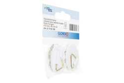 Glorex Selbstklebende Wandtellerhalter | 40 mm | 4 Stück