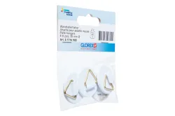 Glorex Wandtellerhalter Selbstklebend | 30 mm | 4 Stück