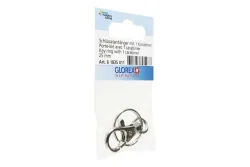 Glorex Schlüsselanhänger mit Karabiner | ⌀ 25 mm