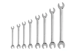 Kraftwerk Doppelgabelschlüssel-Set | 6×7–21×22 mm | 8 Stück