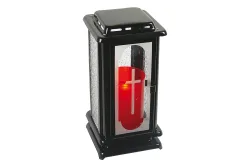 Lienbacher Grablaterne Schwarz | 11.5 cm