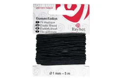 Rayher Gummifaden | ⌀ 1 mm | 5 m