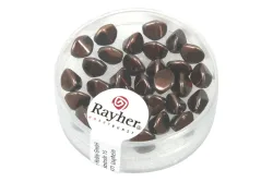 Rayher Glasperle Dreikant | 7 mm | 32 Stück