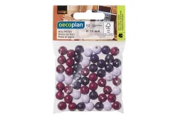 Oecoplan Holzperlen Mischung Poliert | ⌀ 10 mm | 52 Stück