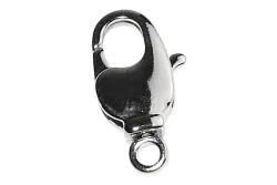 Rayher Karabiner-Schliesse mit Dreh-Öse | 7 × 14 mm | 2 Stück