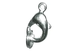 Rayher Karabiner-Schliesse mit Ring | 9.5 mm | 2 Stück