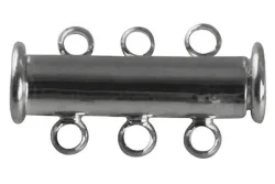 Rayher Magnetschiebeverschluss Messing | 3-reihig | 20 mm