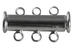 Rayher Magnetschiebeverschluss Messing | 3-reihig | 20 mm