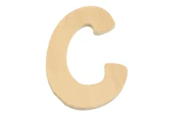 Rayher Holz-Buchstabe C | 6 cm