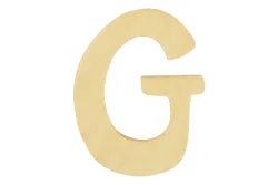 Rayher Holz-Buchstabe G | ⌀ 6 cm