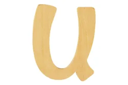 Rayher Holz-Buchstabe U | ⌀ 6 cm