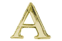 Rayher Wachsmotiv Alpha und Omega Gold | 2.5 cm | 2 Stück