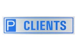 Schild P Clients | 40 × 10 cm