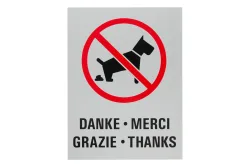 Keine Hundetoilette Schild | 20 × 15 cm
