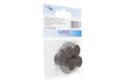Glorex Haftmagnete Rund Schwarz | ⌀ 17.5 × 4 mm | 10 Stück