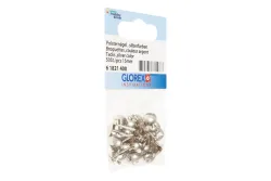 Glorex Polsternägel Silber | 15 mm | 50 Stück