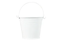 Glorex Metalleimer Weiss | 6 × 6 cm