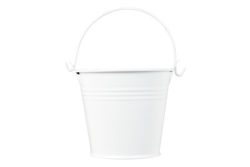 Glorex Metalleimer Weiss | 6 × 6 cm