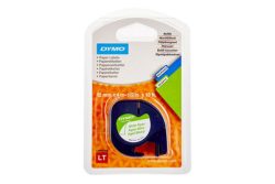 Dymo LT S0721510 / 91200 Authentic LetraTag Paper Schriftband Selbstklebend Weiss 12 mm x 4m