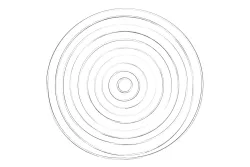 Rayher Metallringe Beschichtet | ⌀ 15 cm