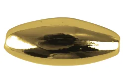 Rayher Plastik-Oliven Gold | 6 × 14 mm | 12 Stück