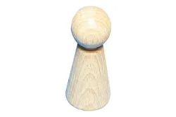 Rayher Rohholz-Figurenkegel Buche | 7 × 3 cm