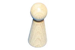 Rayher Rohholz-Figurenkegel Buche | 7 × 3 cm