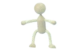 Rayher Holz-Sisal Püppchen | 10 cm