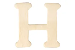 Rayher Holz-Buchstabe H | 4 cm