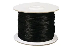 Rayher Satinkordel Schwarz | ⌀ 2 mm | 50 m