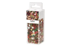 Rayher Pailletten-Glasperlenmix mit Draht | 90 g | 50 m