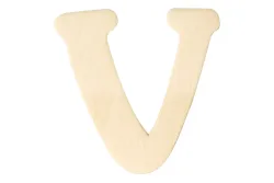 Rayher Holz-Buchstabe V | 4 cm