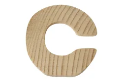 Rayher Holzbuchstabe C | 5 × 1 cm