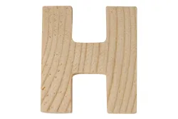 Rayher Holzbuchstabe H | 5 × 1 cm