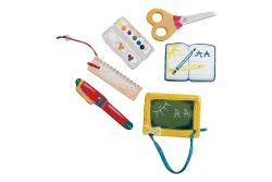 Rayher Holzstreuteile Schulanfang | 3-4 cm | 6 Stück