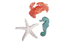 Rayher Polyresin-Meerestiere | 4-6 cm | 3 Stück