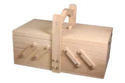 Rayher Holz-Nähkästchen FSC | 34.5 × 20 × 21.5 cm