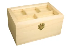 Rayher Holzschatulle mit Deko-Deckel FSC Mix Credit | 20 × 13 × 9.5 cm
