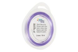 Glorex Satinband Lila | 3 mm × 10 m