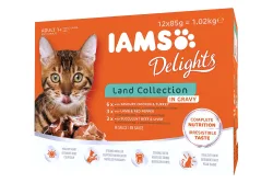 IAMS Advanced Nutrition Adult Land Mix in Sauce - Sparpaket: 48 x 85 g