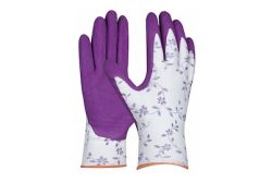 Gebol Arbeitshandschuhe Flower Lila | Gr. 8