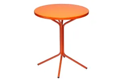 Schaffner Metall Pix Bistrotisch Orange | ⌀ 60 cm