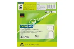 Oecoplan Kuverts und Doppelkarten A6/C6 ivoire 10/10 Stk.