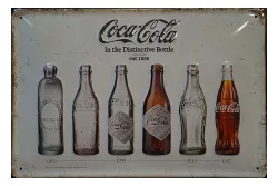 Münder Email Werbeblechschild Coca-Cola | 20 × 30 cm