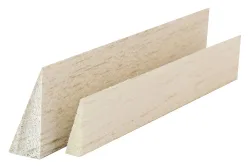 Balsa Endleiste asymetrisch 10x25 mm 1 m