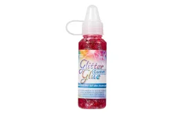 Glorex Glitterglue Confetti Herzen | 53 ml