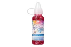 Glorex Glitterglue Confetti Herzen | 53 ml