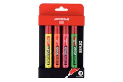 Amsterdam Acryl Marker Set Reflex | 4 Stück