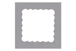Rayher Motivstanzer Quadrat mit Zierrand | 2.7 cm
